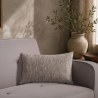 Μαξιλαροθήκη Teoran Kent 07 Taupe - 30x50cm με γέμιση