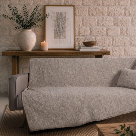 Ριχτάρι Teoran Kent 07 Taupe - Μονοθέσιο 180x150cm