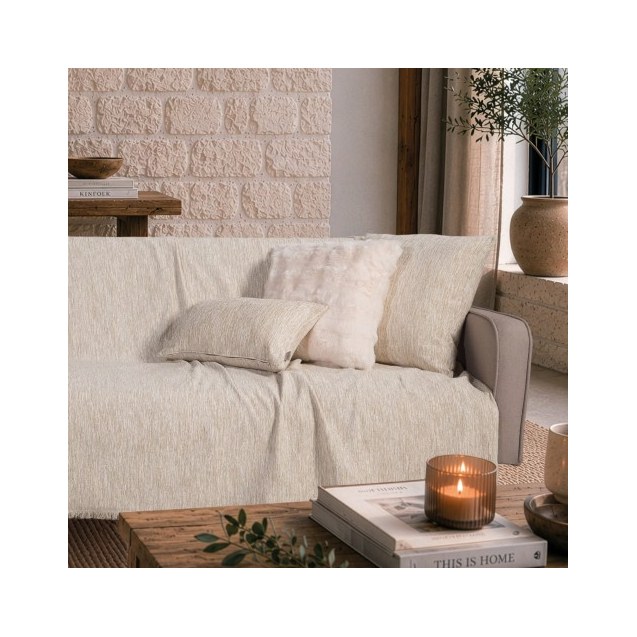 Ριχτάρι Teoran Kent 01 Ivory Cream - Μονοθέσιο...