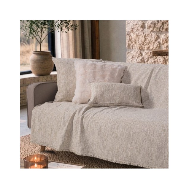 Ριχτάρι Teoran Kent 01 Ivory Cream - Τριθέσιο...