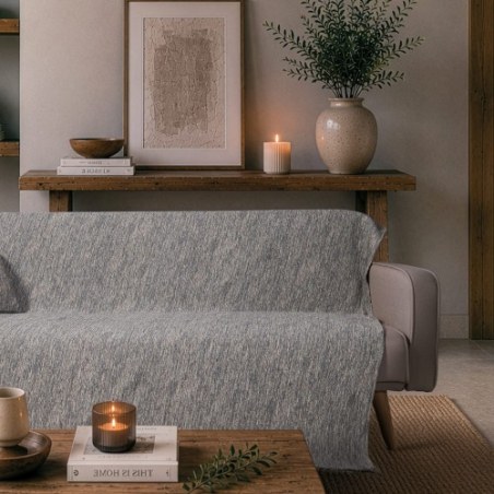 Ριχτάρι Teoran Kent 04 Blue Grey - Μονοθέσιο 180x150cm