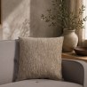 Μαξιλαροθήκη Teoran Kent 02 Warm Beige - 30x50cm με γέμιση