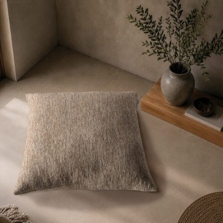 Μαξιλαροθήκη Teoran Kent 02 Warm Beige - 30x50cm με γέμιση