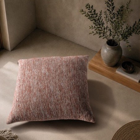 Μαξιλαροθήκη Teoran Kent 05 Terracotta - 65x65cm δαπέδου
