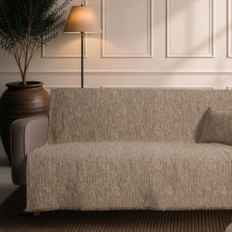 Ριχτάρι Teoran Kent 02 Warm Beige - Μονοθέσιο 180x150cm