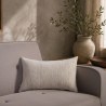 Μαξιλαροθήκη Teoran Kent 01 Ivory Cream - 65x65cm δαπέδου με γέμιση