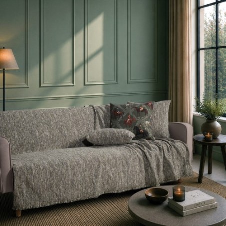 Ριχτάρι Teoran Kent 15 Olive Sage - Μονοθέσιο 180x150cm