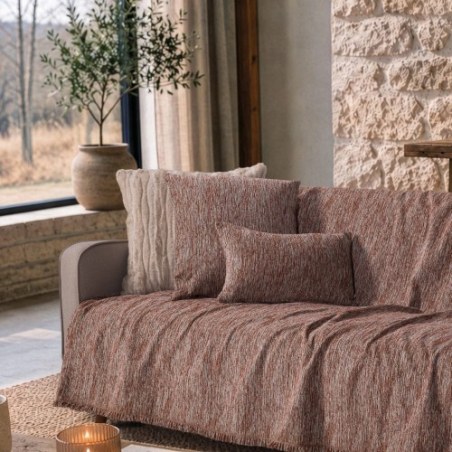 Ριχτάρι Teoran Kent 05 Terracotta - Τριθέσιο 180x300cm