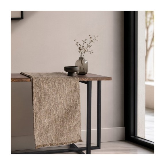 Τραβέρσα Teoran Kent 02 Warm Beige - 45x180cm