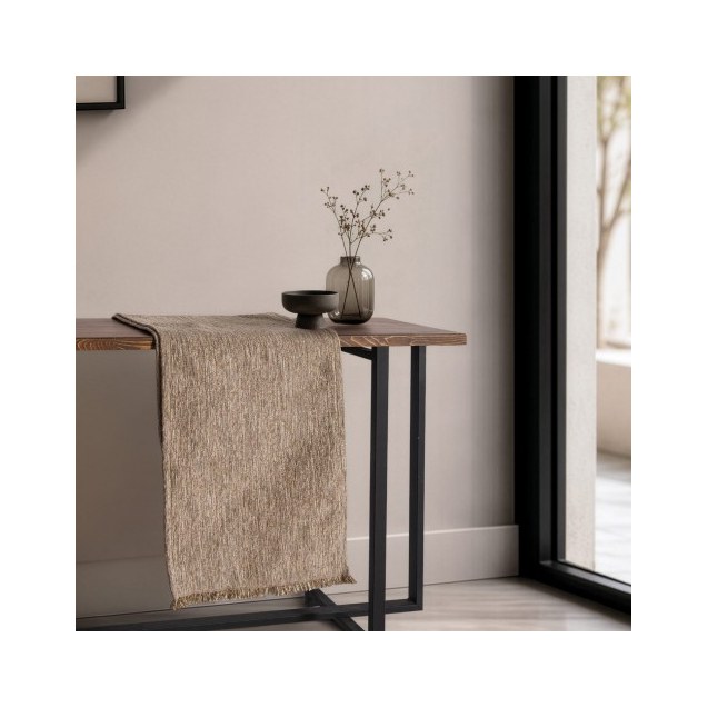 Τραβέρσα Teoran Kent 02 Warm Beige - 45x180cm