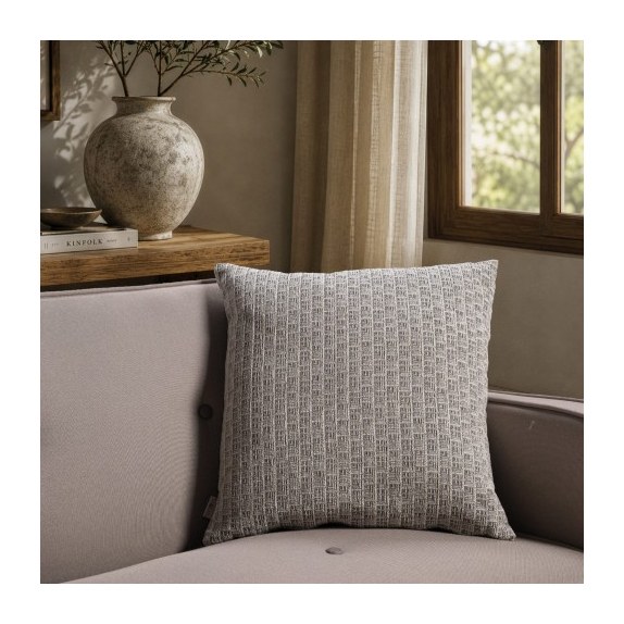 Μαξιλαροθήκη Teoran Joliet 11 Silver Grey - 50x50cm με...