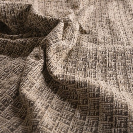 Μαξιλαροθήκη Teoran Joliet 08 khaki - 65x65cm δαπέδου με γέμιση