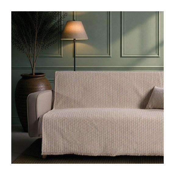 Ριχτάρι Teoran Joliet 02 Sand - Μονοθέσιο 180x150cm