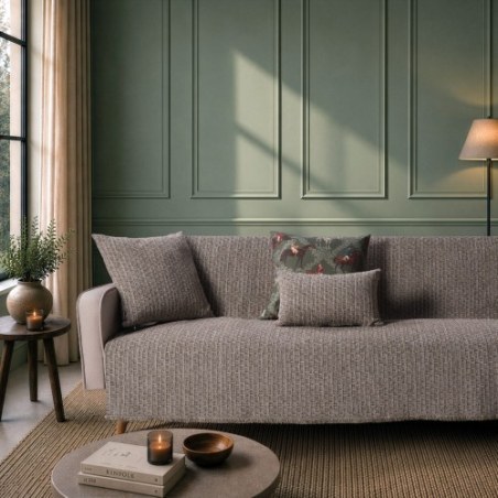 Ριχτάρι Teoran Joliet 15 Taupe Olive - Τετραθέσιο 180x350cm