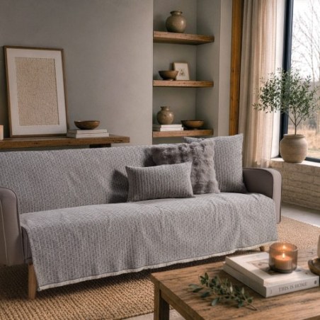 Ριχτάρι Teoran Joliet 11 Silver Grey - Διθέσιο 180x250cm