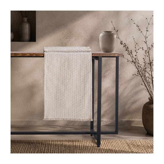 Τραβέρσα Teoran Joliet 01 Ivory Pearl - 45x180cm