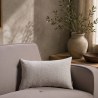 Μαξιλαροθήκη Teoran Dayton 07 Pearl Grey - 50x50cm με γέμιση