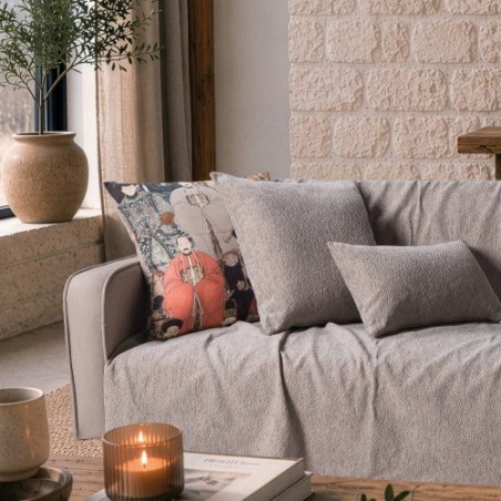 Ριχτάρι Teoran Dayton 05 Grey Terracotta - Τετραθέσιο 180x350cm