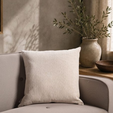Μαξιλαροθήκη Teoran Dayton 01 Ivory - 30x50cm με γέμιση