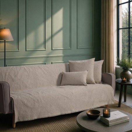Ριχτάρι Teoran Norman 07 Taupe - Τετραθέσιο 180x350cm