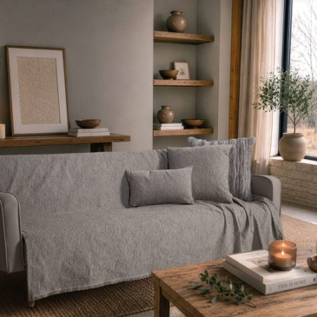 Ριχτάρι Teoran Norman 11 Grey - Μονοθέσιο 180x150cm