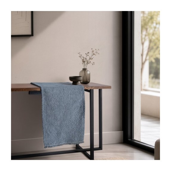 Τραβέρσα Teoran Norman 04 Denim Blue - 45x180cm