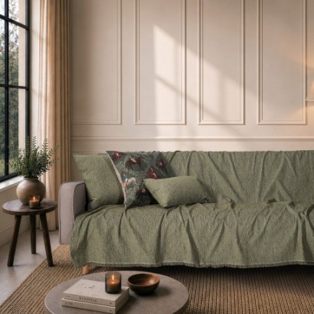 Ριχτάρι Teoran Norman 16 Sage Green - Μονοθέσιο 180x150cm