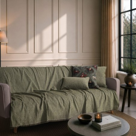 Ριχτάρι Teoran Norman 16 Sage Green - Μονοθέσιο 180x150cm