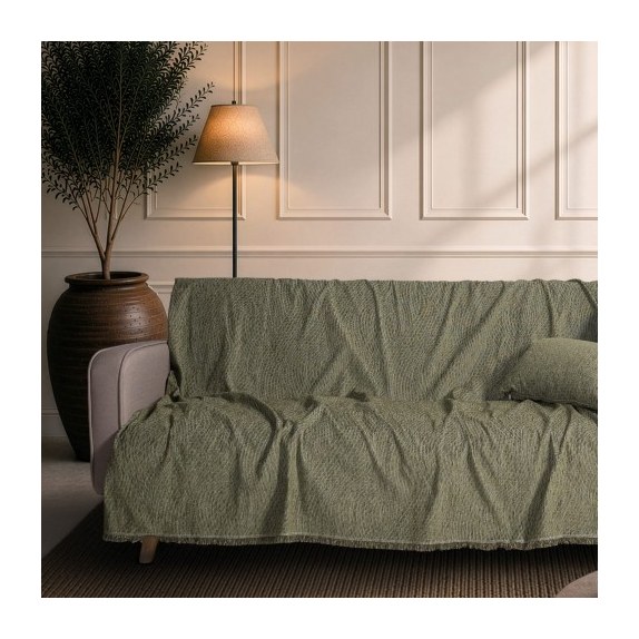 Ριχτάρι Teoran Norman 16 Sage Green - Διθέσιο 180x250cm
