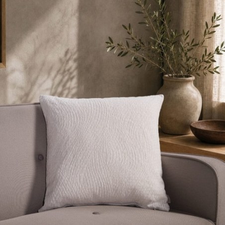 Μαξιλαροθήκη Teoran Norman 01 Off White - 30x50cm με γέμιση