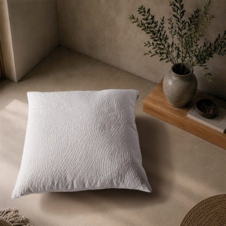 Μαξιλαροθήκη Teoran Norman 01 Off White - 30x50cm με γέμιση