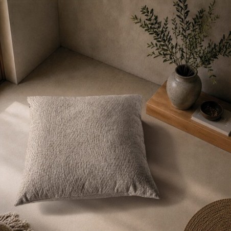 Μαξιλαροθήκη Teoran Norman 03 Light Brown - 30x50cm με γέμιση