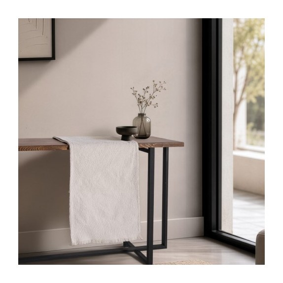 Τραβέρσα Teoran Norman 01 Off White - 45x180cm