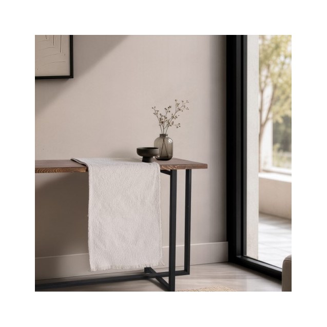 Τραβέρσα Teoran Norman 01 Off White - 45x180cm