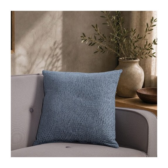 Μαξιλαροθήκη Teoran Norman 04 Denim Blue - 50x50cm