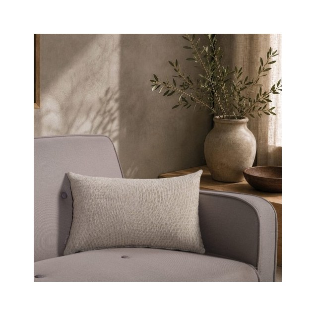 Μαξιλαροθήκη Teoran Norman 07 Taupe - 30x50cm...