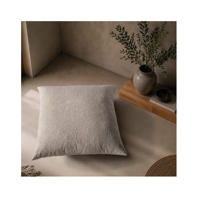 Μαξιλαροθήκη Teoran Norman 07 Taupe - 65x65cm...