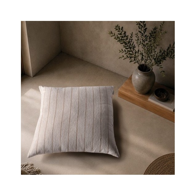 Μαξιλαροθήκη Teoran Macon 01 Natural Beige -...