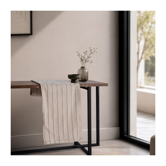 Τραβέρσα Teoran Macon 01 Natural Beige - 45x180cm