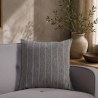 Μαξιλαροθήκη Teoran Macon 11 Charcoal Grey - 65x65cm δαπέδου