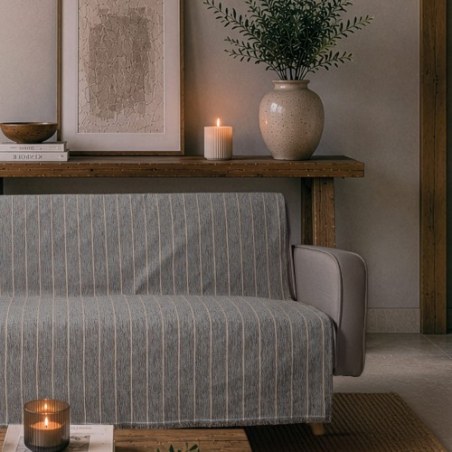 Ριχτάρι Teoran Macon 11 Charcoal Grey - Τετραθέσιο 180x350cm