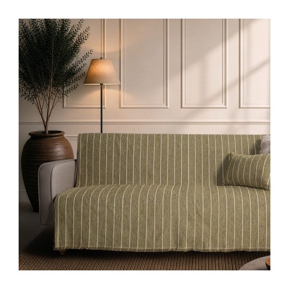 Ριχτάρι Teoran Macon 15 Sage Green - Διθέσιο 180x250cm