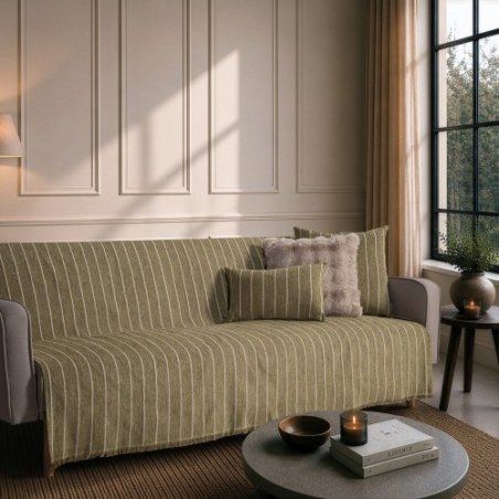Ριχτάρι Teoran Macon 15 Sage Green - Διθέσιο 180x250cm