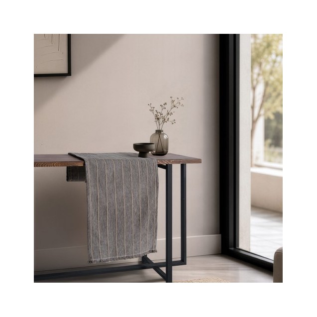 Τραβέρσα Teoran Macon 11 Charcoal Grey - 45x180cm