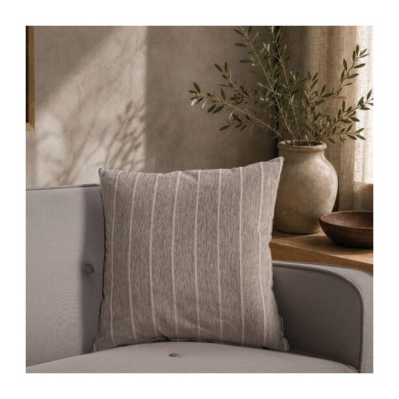 Μαξιλαροθήκη Teoran Macon 03 Light Brown - 30x50cm