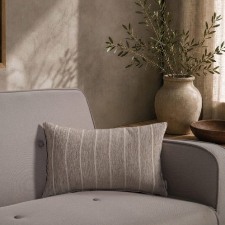 Μαξιλαροθήκη Teoran Macon 03 Light Brown - 50x50cm