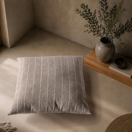 Μαξιλαροθήκη Teoran Macon 03 Light Brown - 50x50cm