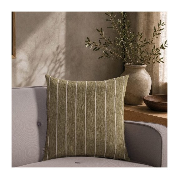 Μαξιλαροθήκη Teoran Macon 15 Sage Green - 65x65cm δαπέδου...