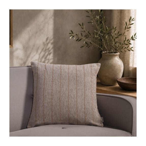 Μαξιλαροθήκη Teoran Macon 05 Light Brown Terracotta -...