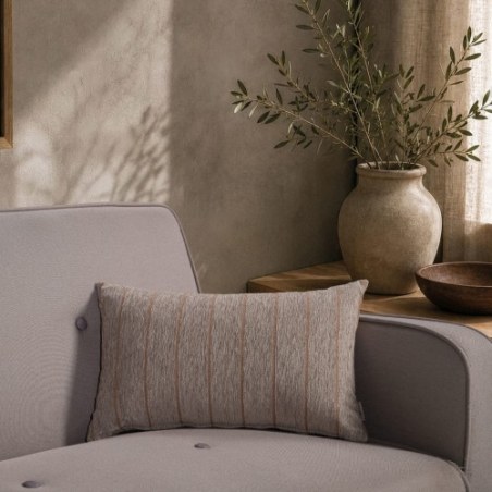 Μαξιλαροθήκη Teoran Macon 05 Light Brown Terracotta - 65x65cm δαπέδου με γέμιση